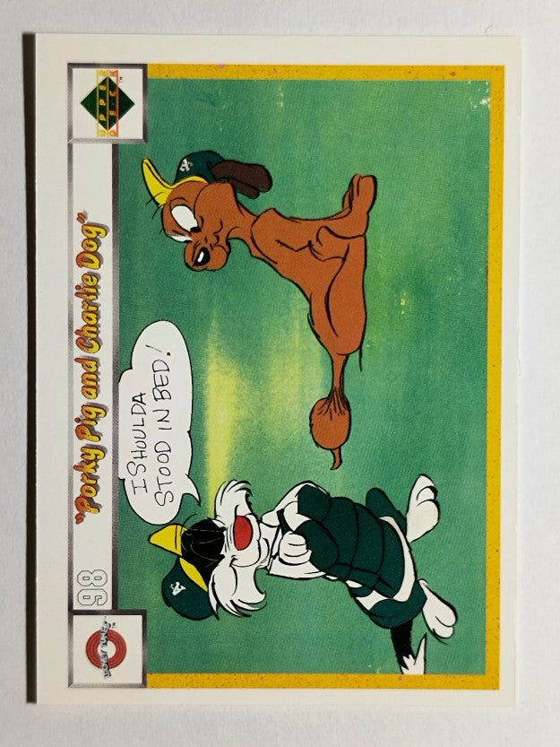1990 Upper Deck Comic Ball #98 Porky Pig/Charlie the Dog/Magnetic Field