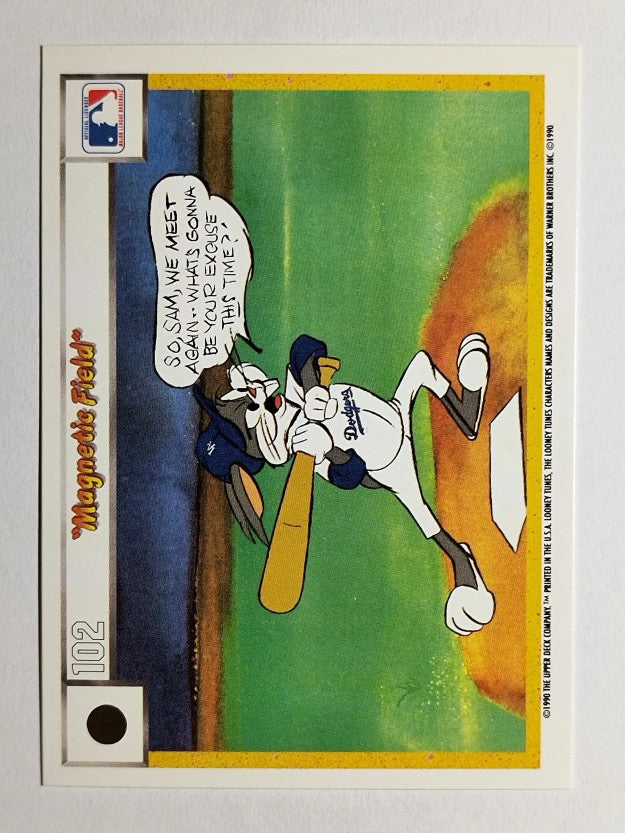 1990 Upper Deck Comic Ball #99 Porky Pig/Charlie the Dog/Magnetic Field