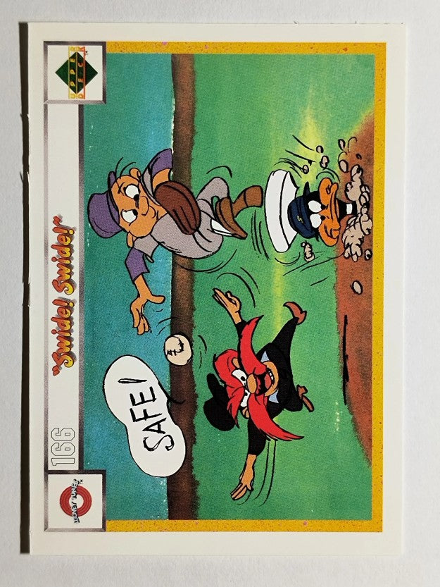 1990 Upper Deck Comic Ball #166 Swide, Swide/Acme Battle