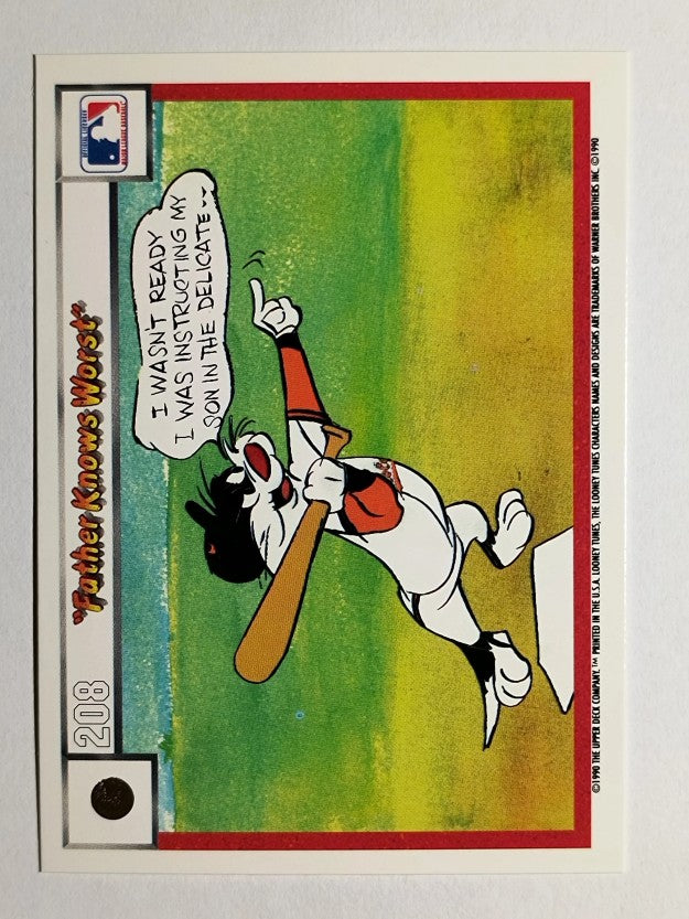 1990 Upper Deck Comic Ball #205 Father Knows Worst
