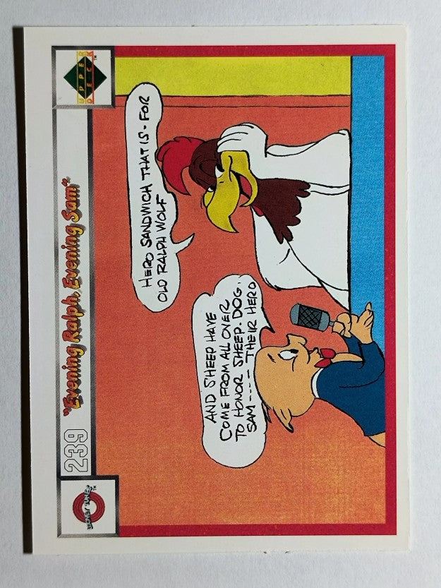 1990 Upper Deck Comic Ball #239 Evening Ralph, Evening Sam
