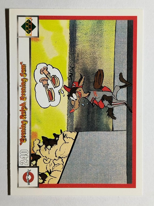 1990 Upper Deck Comic Ball #240 Evening Ralph, Evening Sam
