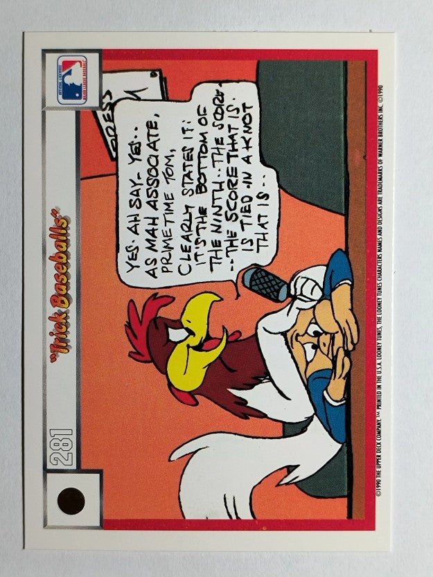 1990 Upper Deck Comic Ball #278 Hold the Mustard/Trick Baseballs