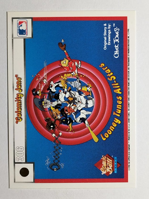 1990 Upper Deck Comic Ball #291 Trick Baseballs/Calamity Jane