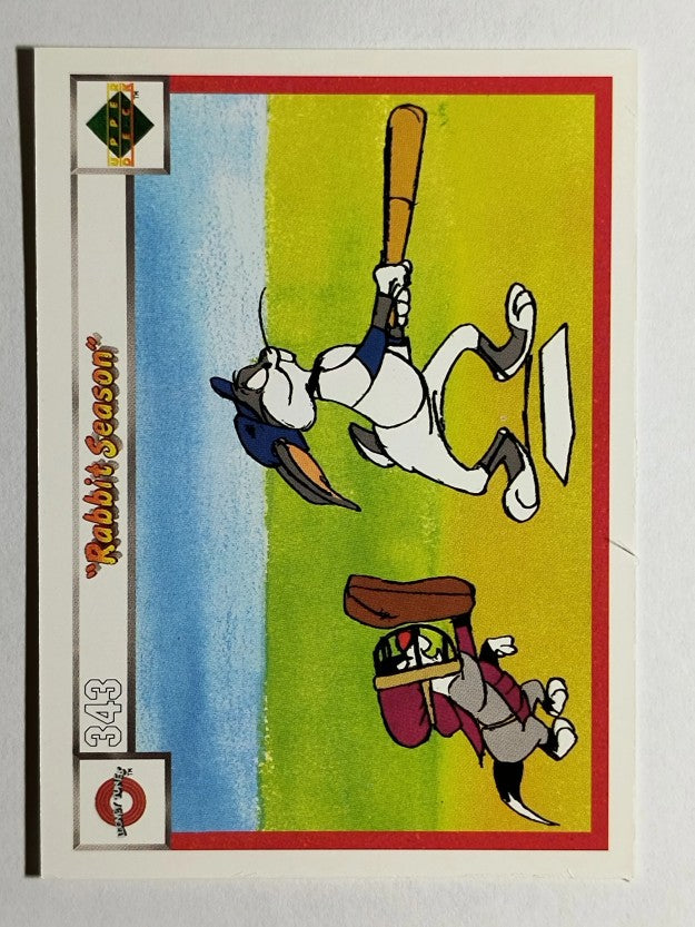 1990 Upper Deck Comic Ball #343 Rabbit Season/Mighty Angelo
