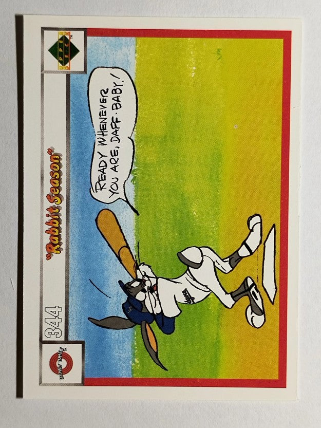 1990 Upper Deck Comic Ball #344 Rabbit Season/Mighty Angelo