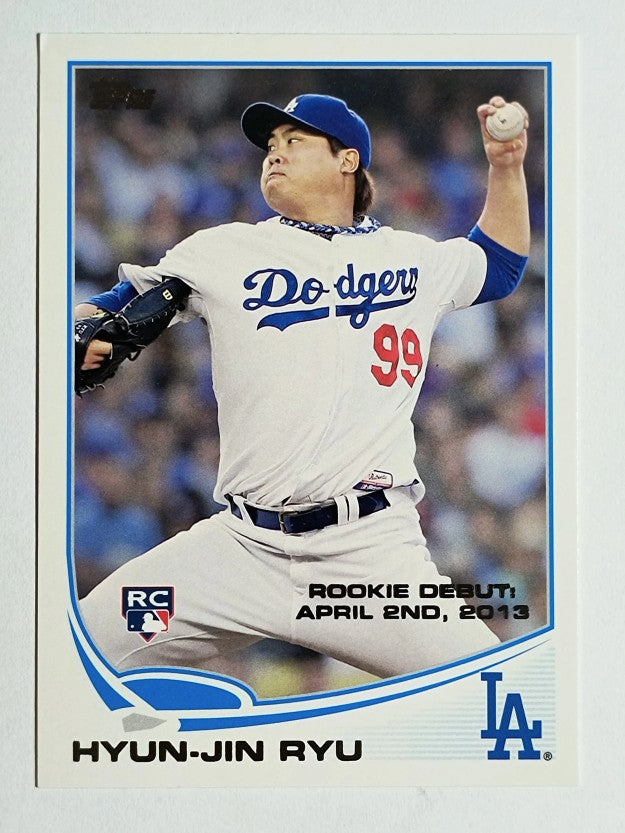2013 Topps Update #US192 Hyun-Jin Ryu