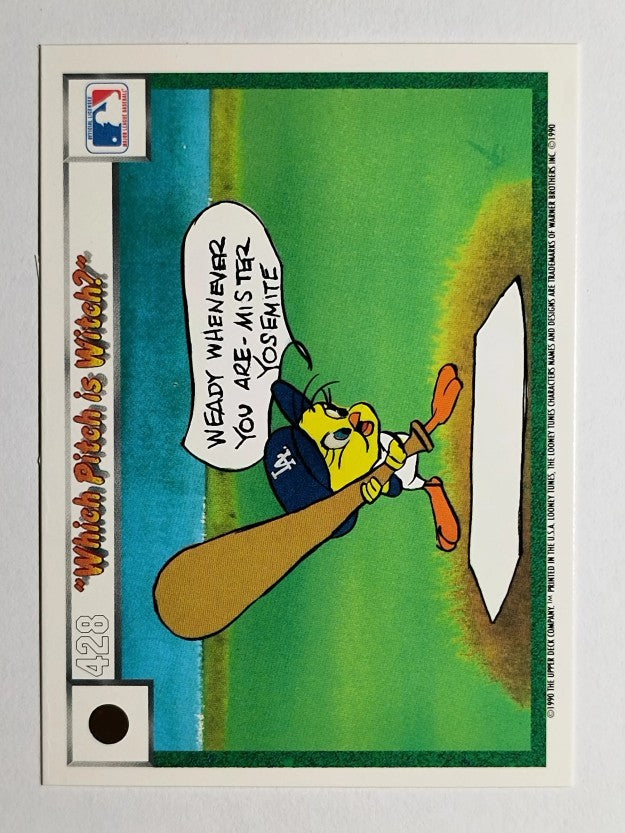 1990 Upper Deck Comic Ball #419 Hopalong Casualty/Which Pitch is Witch