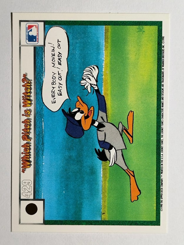 1990 Upper Deck Comic Ball #420 Hopalong Casualty/Which Pitch is Witch