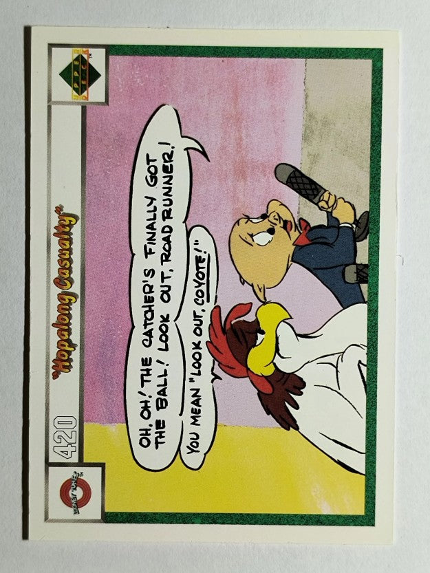 1990 Upper Deck Comic Ball #420 Hopalong Casualty/Which Pitch is Witch