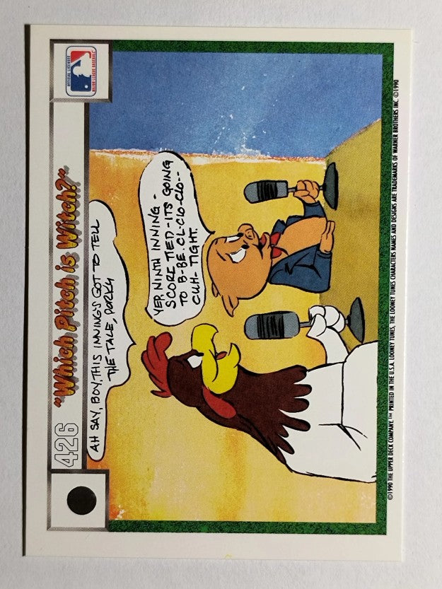 1990 Upper Deck Comic Ball #423 Hopalong Casualty/Which Pitch is Witch