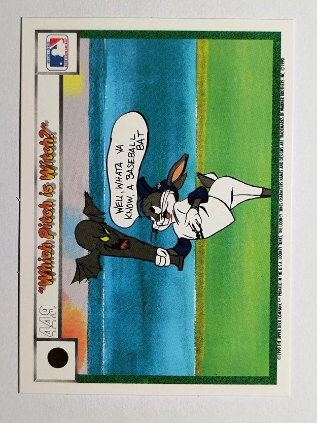 1990 Upper Deck Comic Ball #434 Which Pitch is Witch?