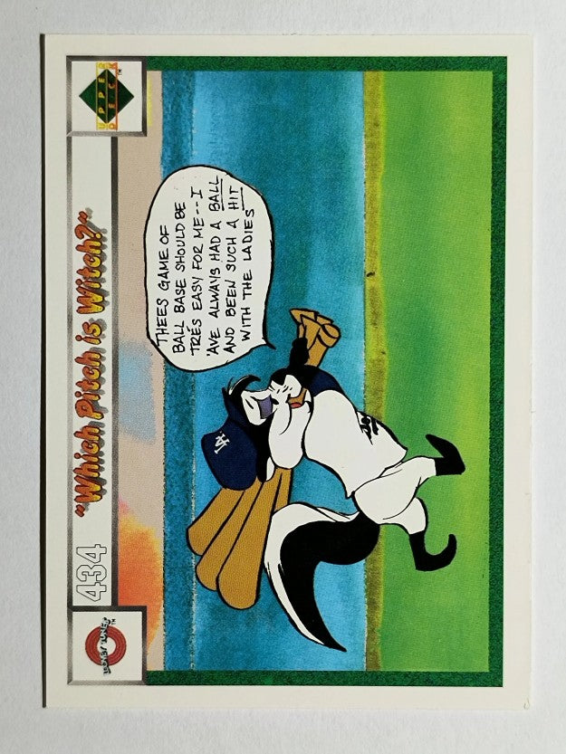 1990 Upper Deck Comic Ball #434 Which Pitch is Witch?