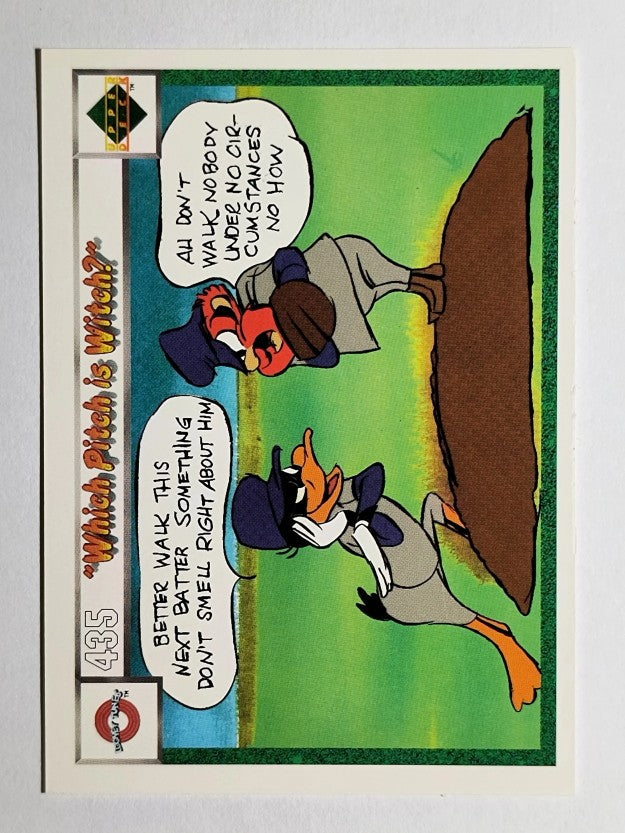 1990 Upper Deck Comic Ball #435 Which Pitch is Witch?