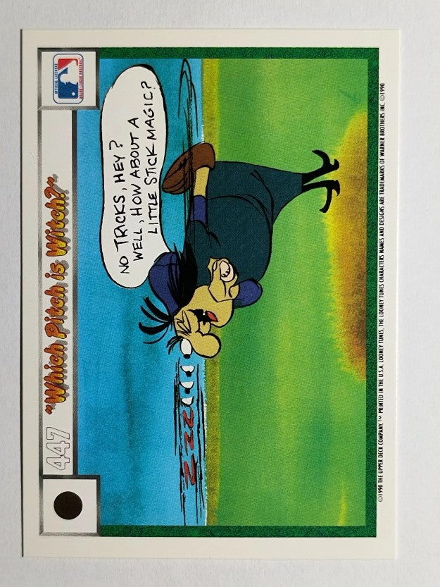 1990 Upper Deck Comic Ball #438 Which Pitch is Witch?