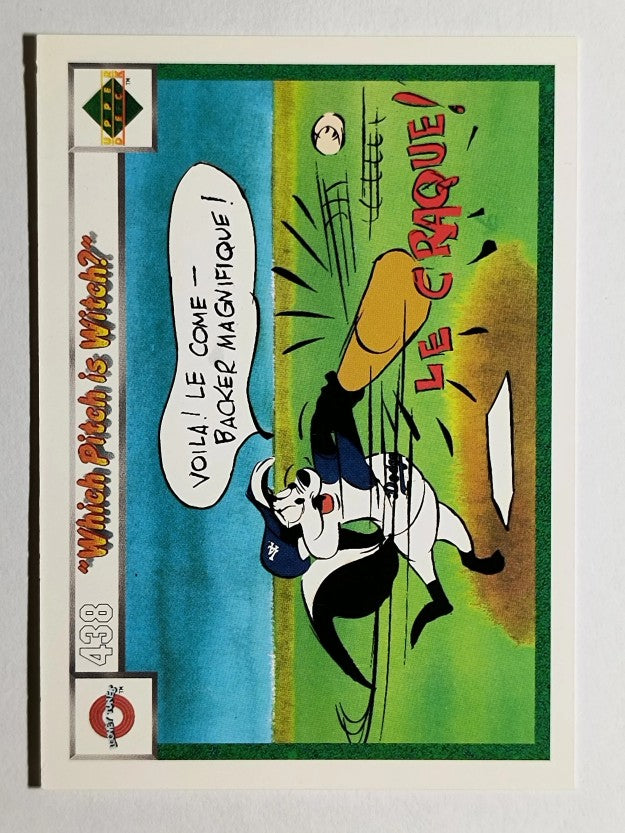 1990 Upper Deck Comic Ball #438 Which Pitch is Witch?