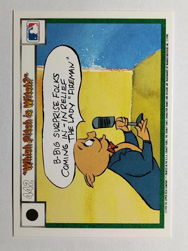 1990 Upper Deck Comic Ball #439 Which Pitch is Witch?