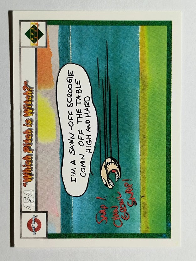 1990 Upper Deck Comic Ball #454 Which Pitch is Witch?