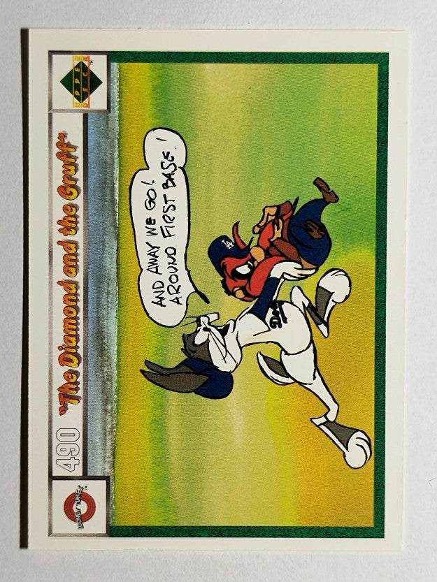 1990 Upper Deck Comic Ball #490 Diamond and the Gruff/Squeeze Play