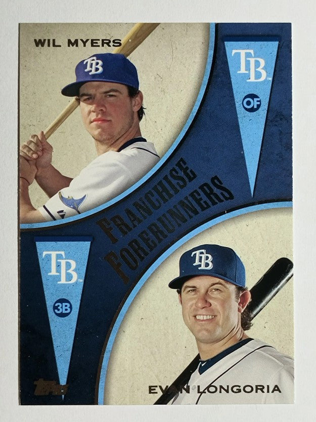 2013 Topps Update Franchise Forerunners #5 Evan Longoria/Wil Myers