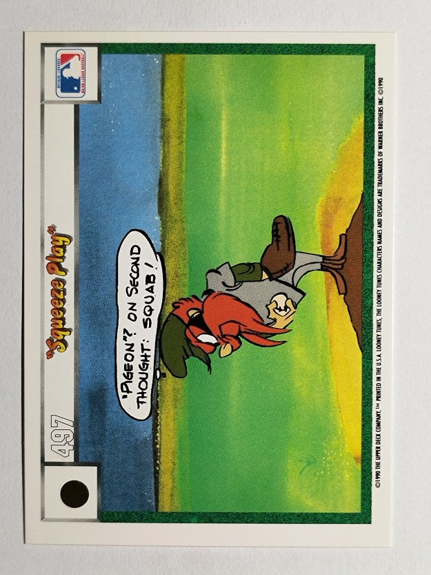 1990 Upper Deck Comic Ball #494 Diamond and the Gruff/Squeeze Play