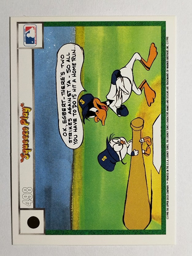 1990 Upper Deck Comic Ball #495 Squeeze Play