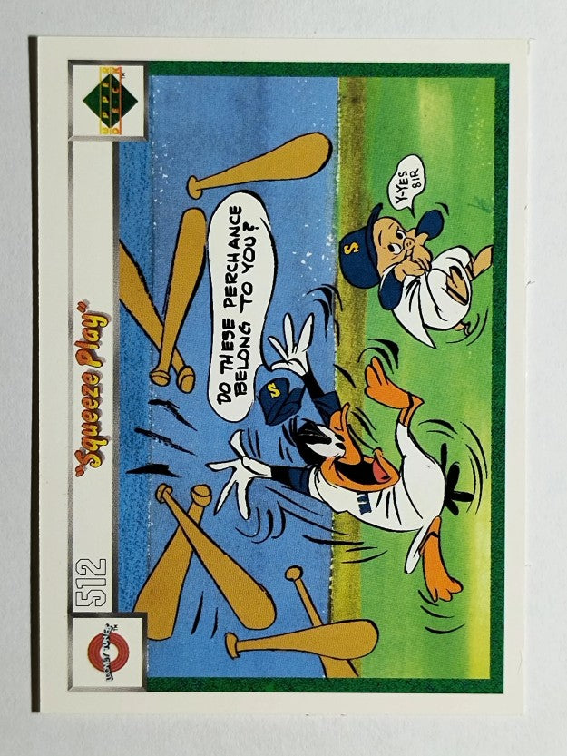 1990 Upper Deck Comic Ball #512 Squeeze Play