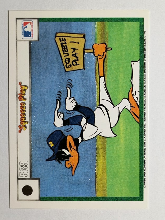 1990 Upper Deck Comic Ball #524 Squeeze Play