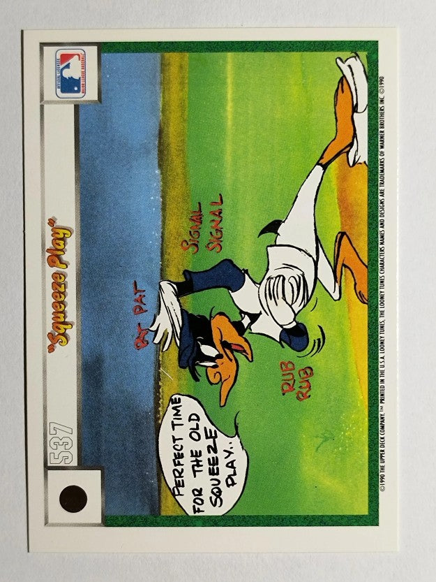 1990 Upper Deck Comic Ball #528 Squeeze Play