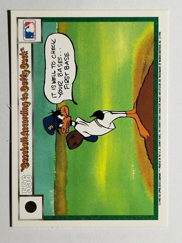 1990 Upper Deck Comic Ball #541 Squeeze Play/According to Daffy Duck