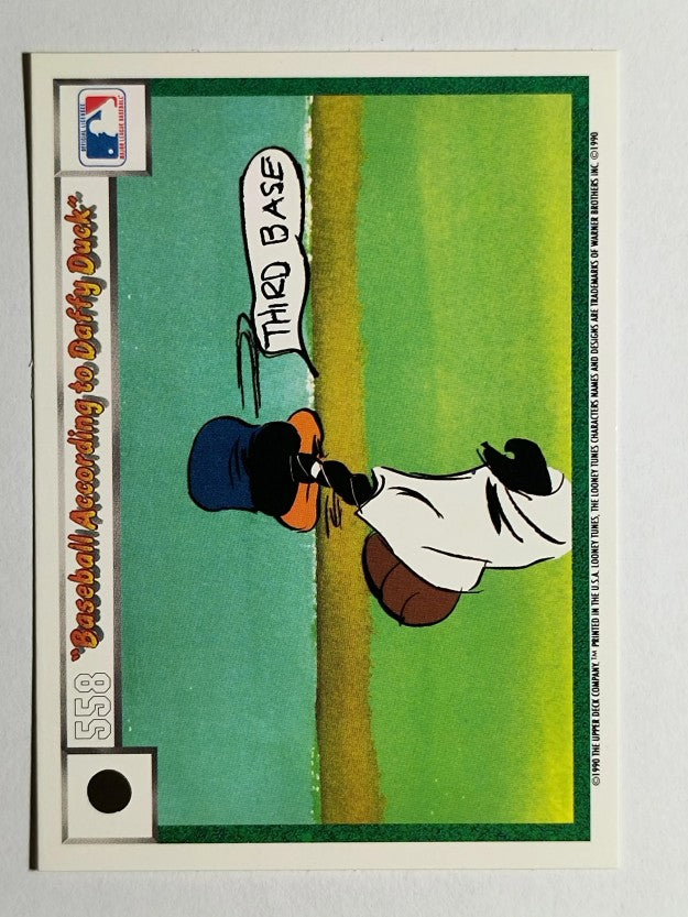 1990 Upper Deck Comic Ball #543 Squeeze Play/According to Daffy Duck