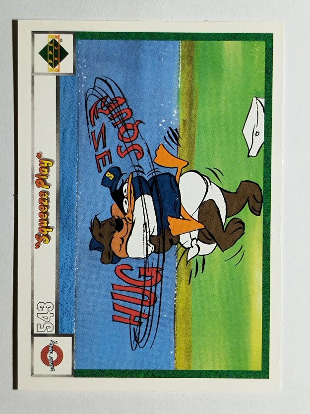 1990 Upper Deck Comic Ball #543 Squeeze Play/According to Daffy Duck