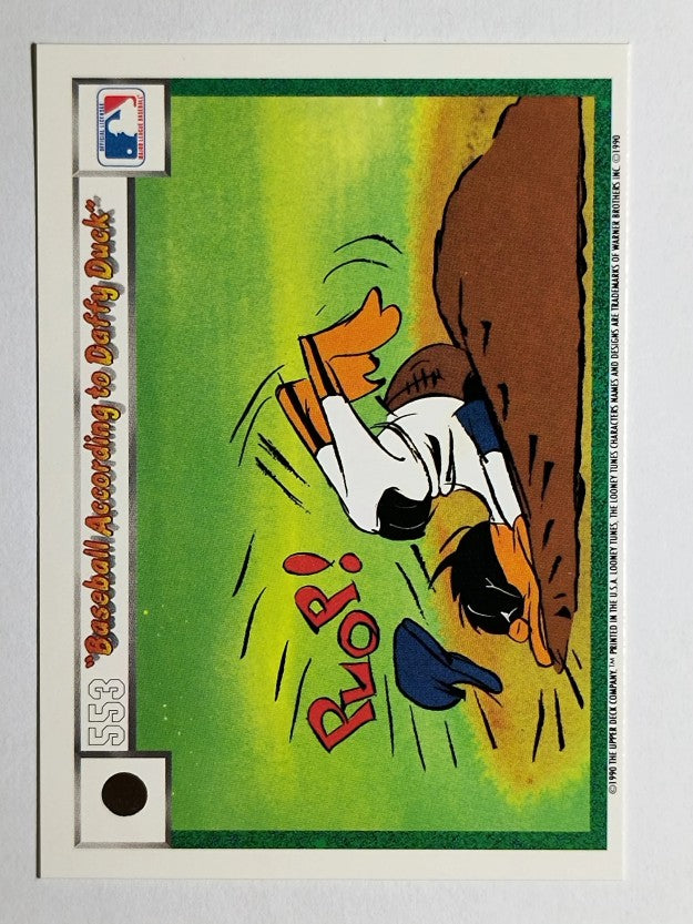 1990 Upper Deck Comic Ball #544 Squeeze Play/According to Daffy Duck