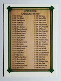 1989 Upper Deck #695 Checklist 101-200