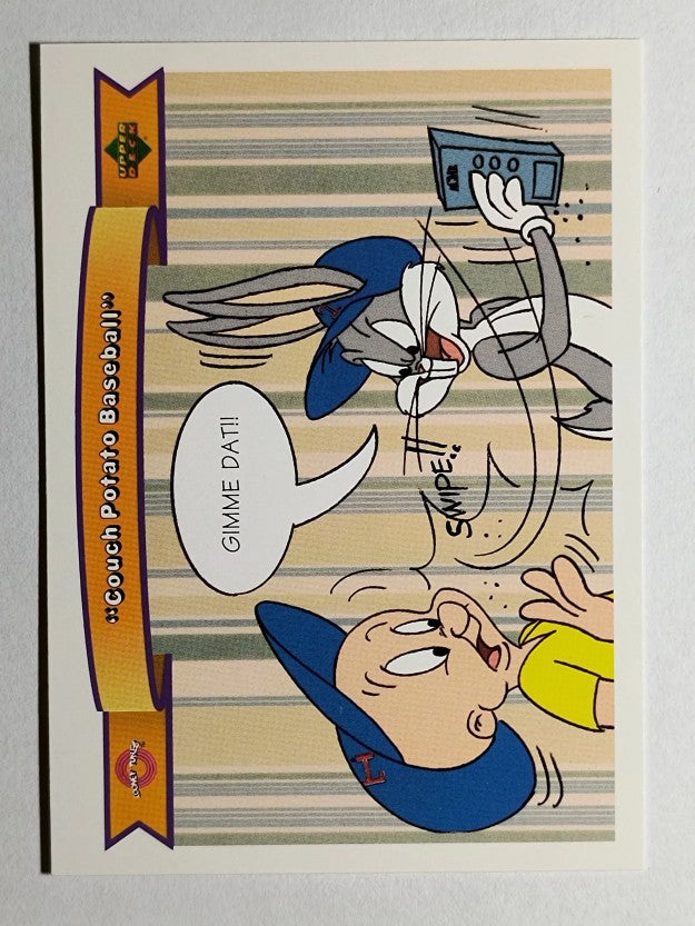 1991 Upper Deck Comic Ball 2 #51 Couch Potato Baseball