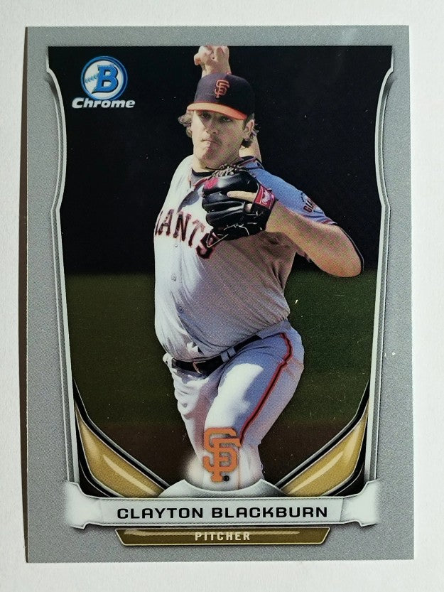 2014 Bowman Chrome Draft Top Prospects #CTP83 Clayton Blackburn