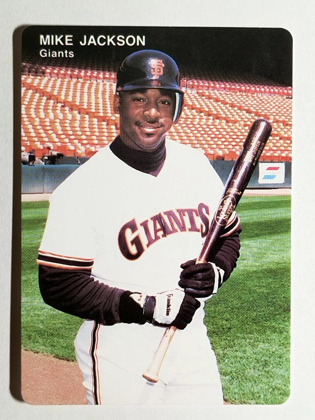 1992 Giants Mother's #12 Mike Jackson