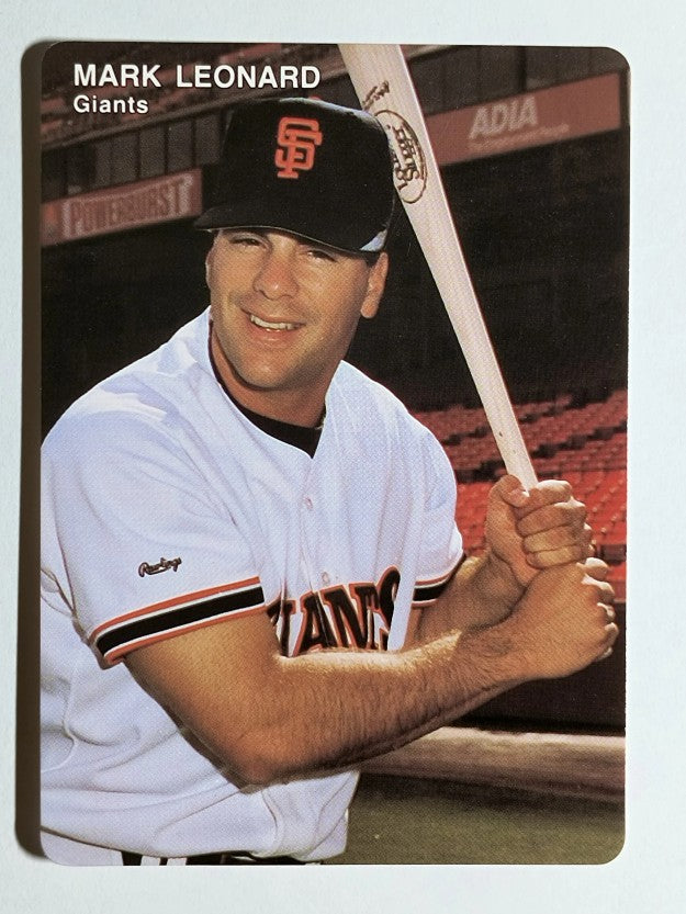 1992 Giants Mother's #13 Mark Leonard