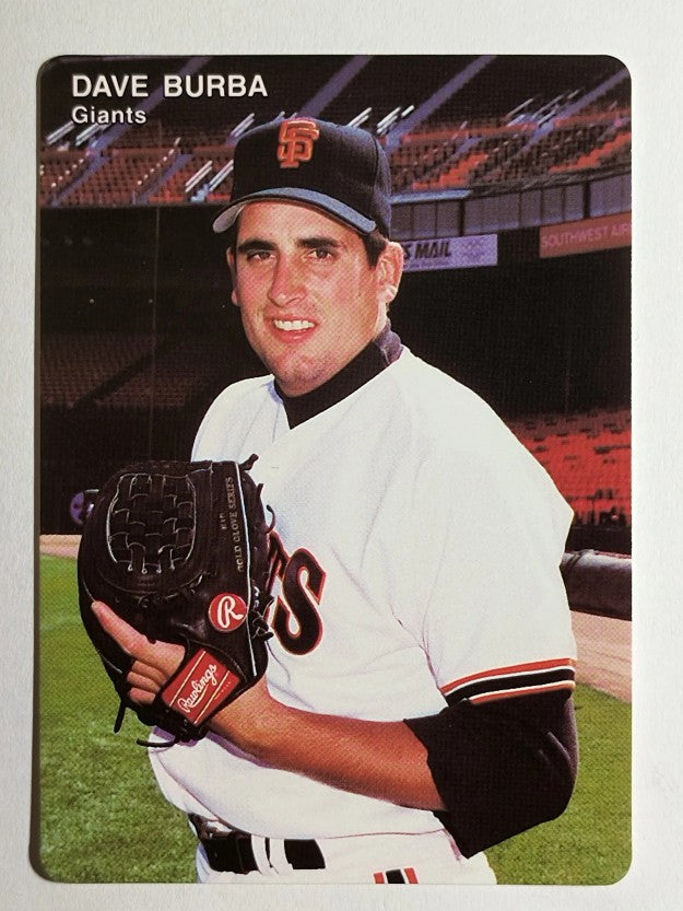 1992 Giants Mother's #26 Dave Burba