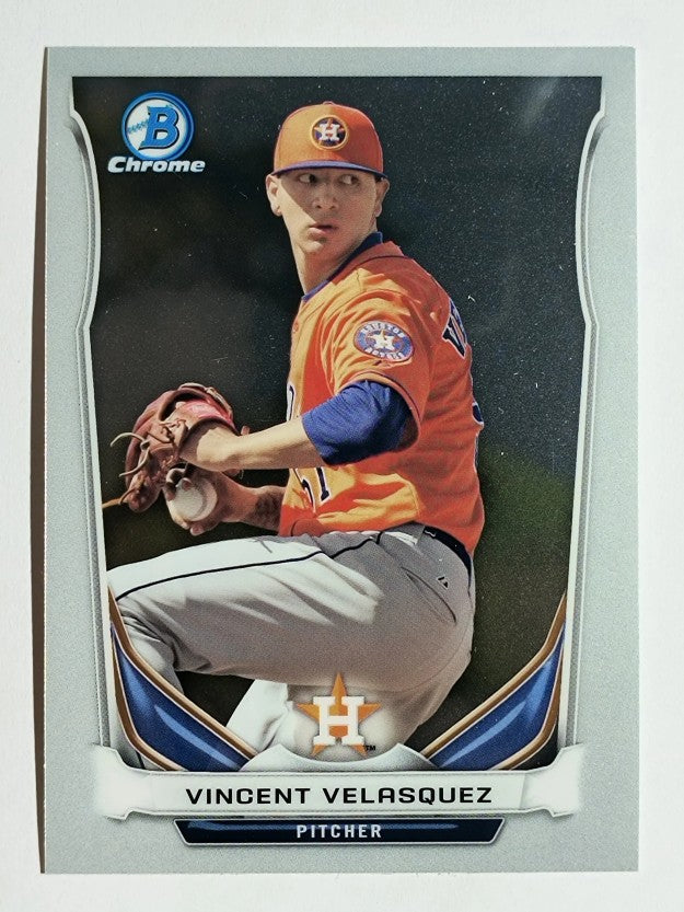 2014 Bowman Chrome Prospects Series 2 #BCP24 Vincent Velasquez