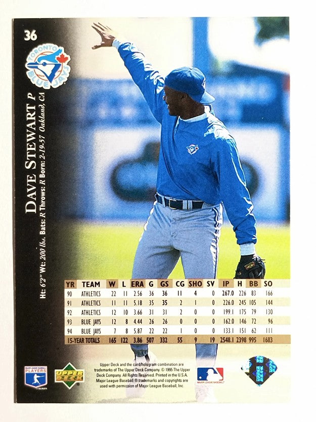 1995 Upper Deck #36 Dave Stewart