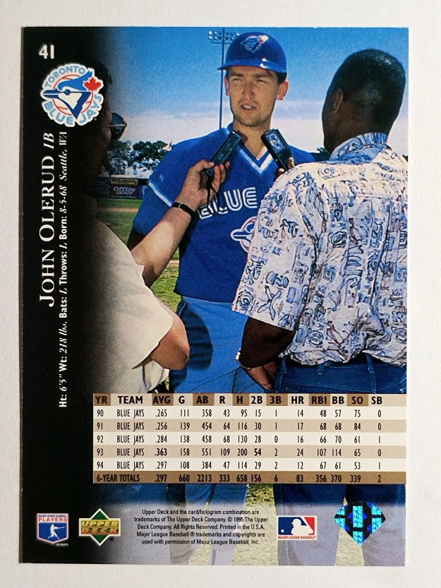 1995 Upper Deck #41 John Olerud