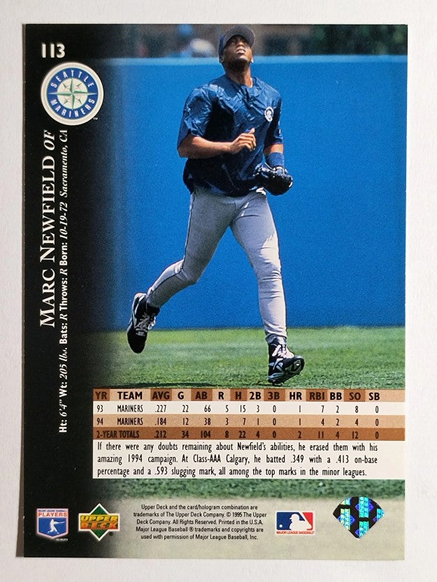 1995 Upper Deck #113 Marc Newfield