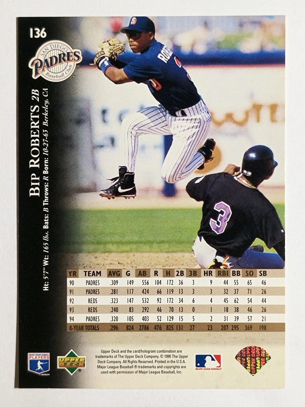 1995 Upper Deck #136 Bip Roberts