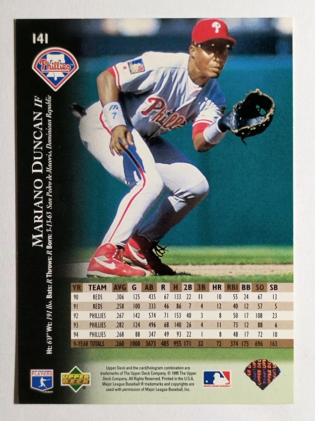 1995 Upper Deck #141 Mariano Duncan