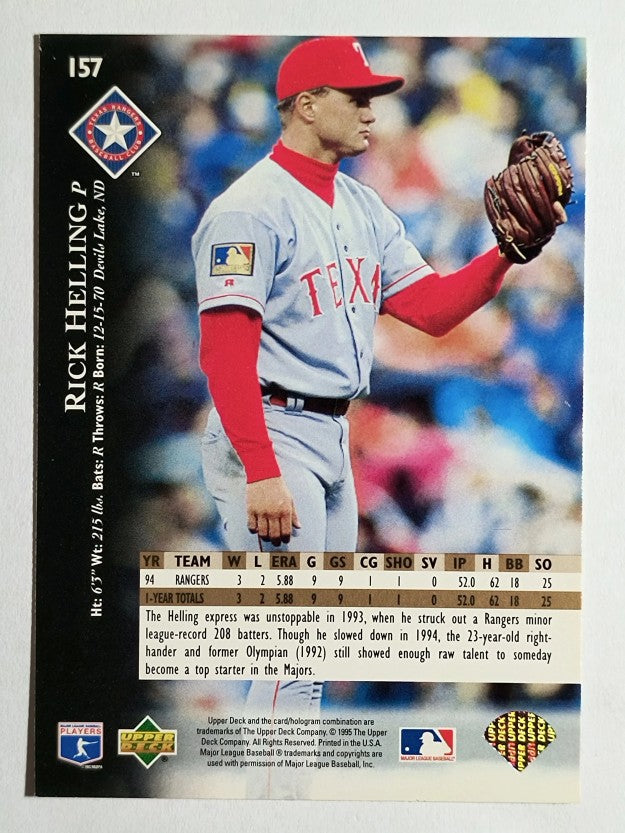 1995 Upper Deck #157 Rick Helling