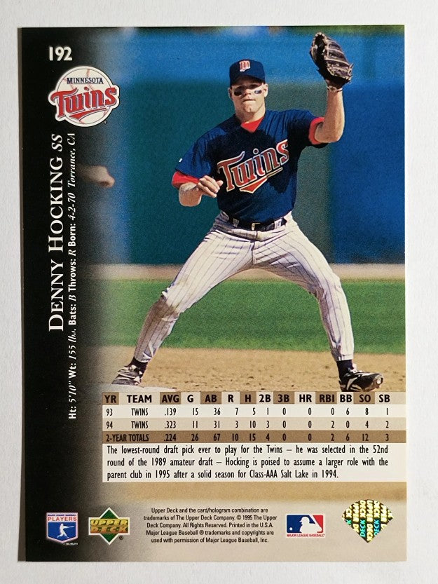 1995 Upper Deck #192 Denny Hocking