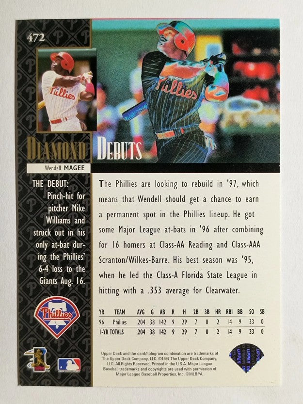 1997 Upper Deck #472 Wendell Magee DD