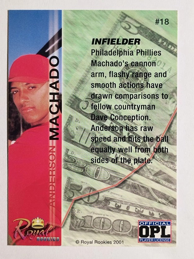 2001 Royal Rookies Futures #18 Anderson Machado