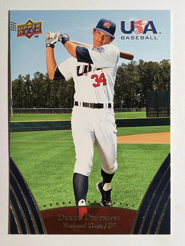 2008-09 USA Baseball #6 Derek Dietrich